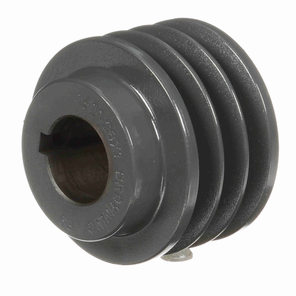 3 Groove Cast Iron Bushed Bore Multiple Sheave, 3F3V26X1